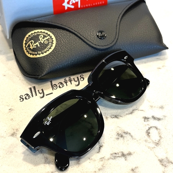 RayBan (Store Display) State Street Black RB2186 - Picture 8 of 17